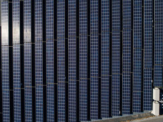 ソーラーパネル　空撮