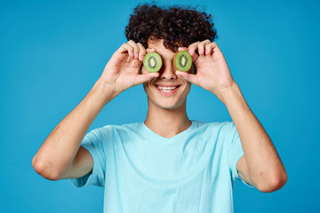 boy looking through binoculars