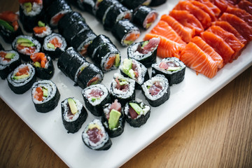 Sushi and Sashimi Platter