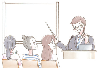 セミナー 観客あり 白板