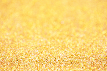 Gold sparkle glitter for Christmas background