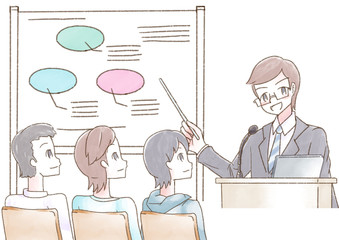 セミナー 観客あり 図表示