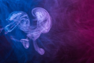 Blue and Purple Smoke
