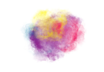 Abstract watercolor digital art painting soft focus for texture background