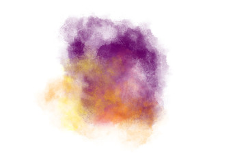 Fototapeta premium Abstract watercolor digital art painting soft focus for texture background