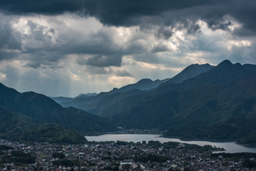 Lake Kawaguchi and Village