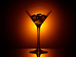 glass with cocktail