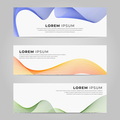 Banner web template design, background abstract design