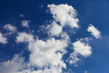 Clouds in the sky.