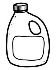 Cleaner plastic bottle