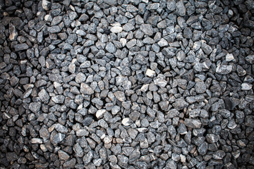 Gravel background, The road stone background.