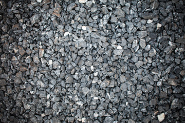 Gravel background, The road stone background.