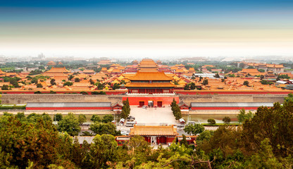 Beijing Forbidden City Panorama