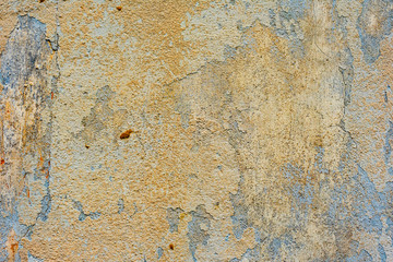 Texture of a concrete wall with cracks and scratches which can be used as a background