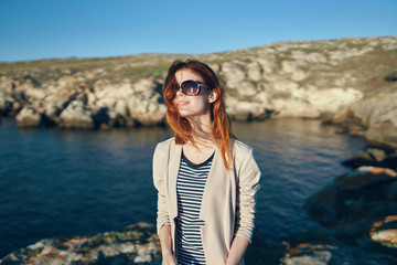 young woman on the beach