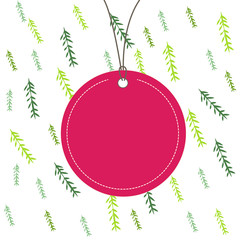 Badge circle label string rounded empty tag colorful background small shape Design business Empty copy space text for Ad website promotion isolated Banner template