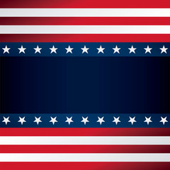 pattern of united state of american flag icons