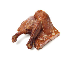 Shanghai Sauce duck on white background 