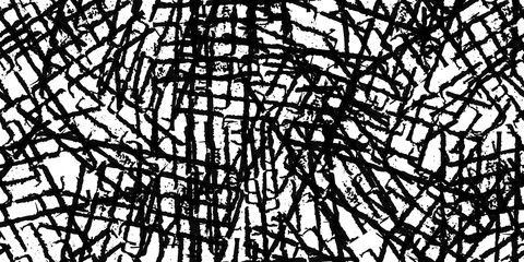 Grunge background black and white. Abstract seamless vector texture.