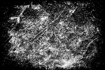 Grunge background black and white. Cracks, chips, scratches, dust texture. Abstract city wall. Dirty old surface. Vector vintage pattern.