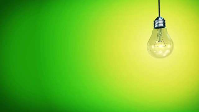 Exploding light bulb 4K Creative concept innovation idea on background