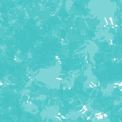 Seamless abstract background of smears of paint turquoise.