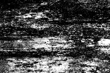 Grunge is black and white. Abstract monochrome background. The grim texture of disaster. Pattern of cracks, chips. Dirty vintage surface. Old worn wall.