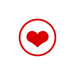 Heart icon graphic design template vector illustration