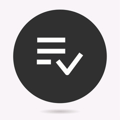 Survey - vector icon. Illustration isolated. Simple pictogram.