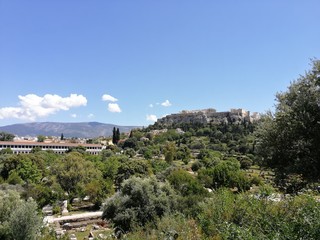 Widok na Ateny, Grecja