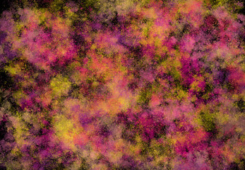 Abstract watercolor brush spatter bot digital art painting soft focus for texture background