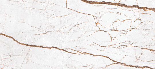 White marble with brown curve veins texture background for interior-exterior home decoration and ceramic surface.