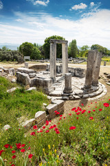Ruins of the ancient sanctuary Lagina, Turkey 