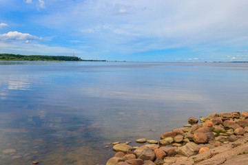 View of the Gulf of Finland near St. Petersburg, Russia