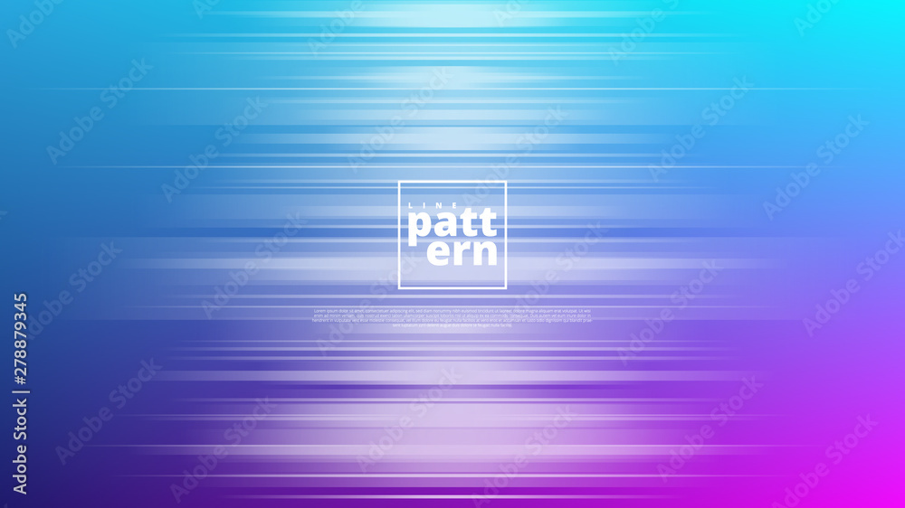 Poster horizontal banners with abstract background and horizontal line shapes. vector design layout for bus