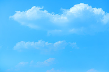 Naklejka na ściany i meble Blue sky and cloud background.