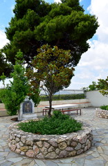 Obraz premium yard of a Greek Monastery