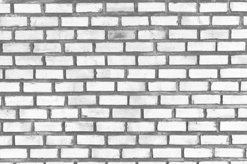 Abstract white brick wall textured background. 