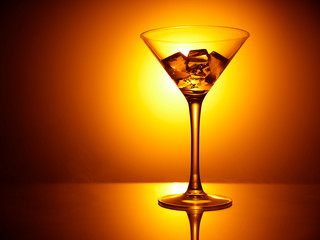glass of martini