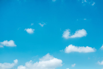 Blue sky and clouds for background.