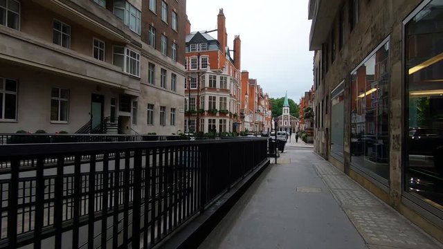 Grosvenor Chapel, London, England, United Kingdom. Slow Motion