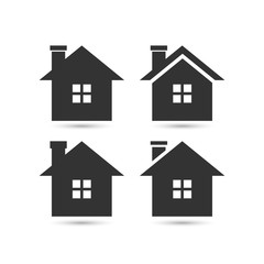 Fototapeta premium simple home vector icon,