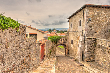 Fototapeta na wymiar San Vicente de la Barquera, Cantabria, Spain