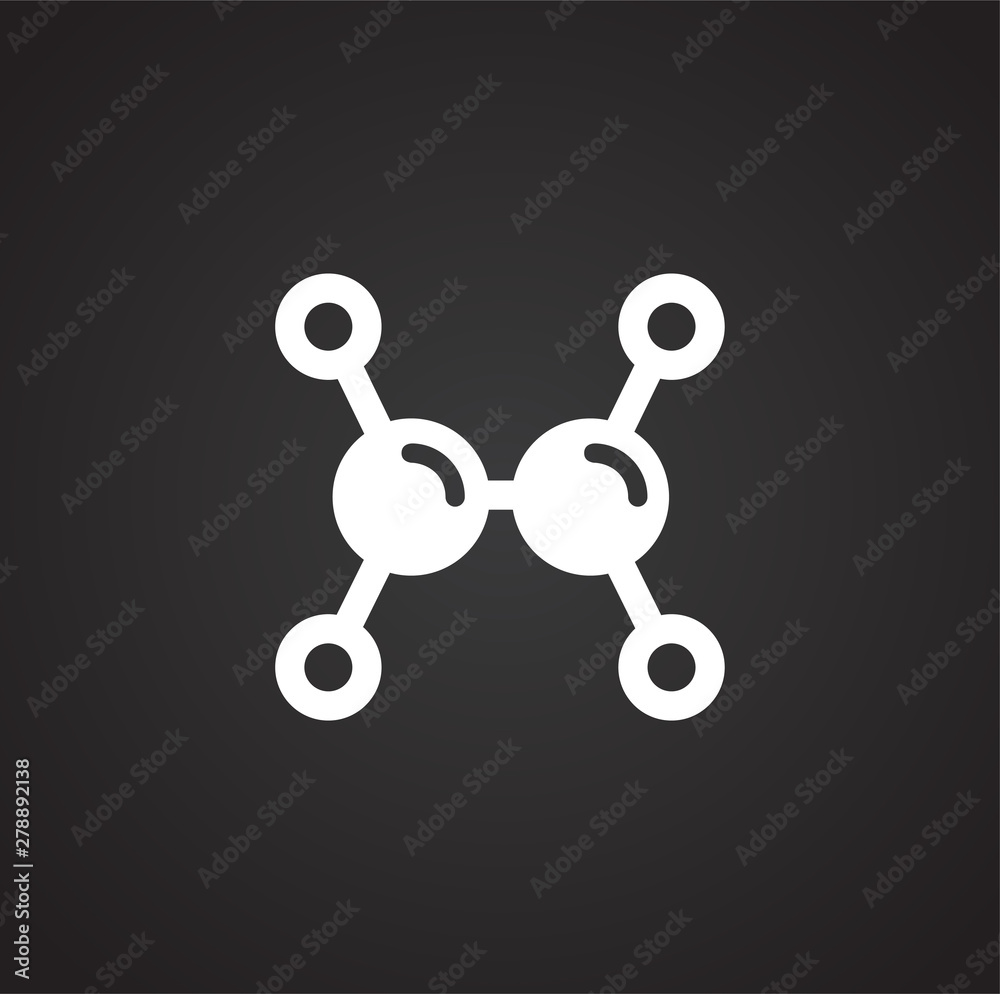 Poster plastic related icon on background for graphic and web design. simple illustration. internet concept