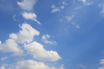 Blue Sky with white Cloud 