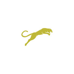 simple elegant roaring jaguar logo icon illustration vector template design.  © The Masterplan Std.