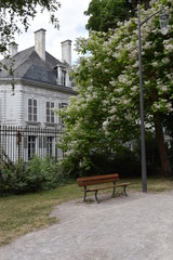 Banc parc du palais st vaast Arras
