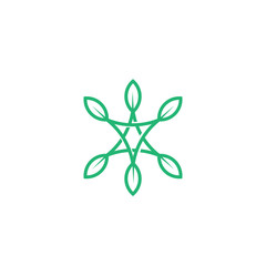 Tree leaf logo design Eco-friendly concept Vector illustration. 