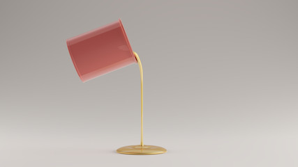 Gold Paint Pouring Out of a Pint  Paint Tin 3d illustration 3d render