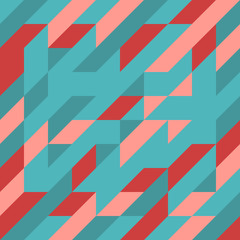 Colorful triangle geometric abstract background in vector